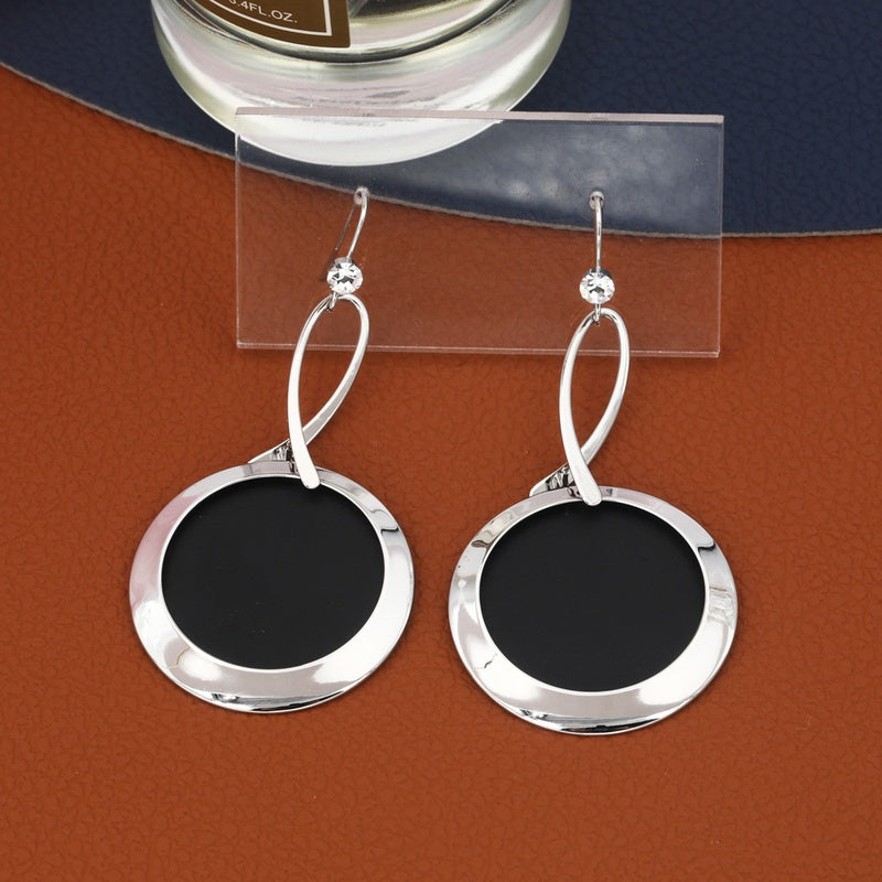 Circle Pendant Earrings