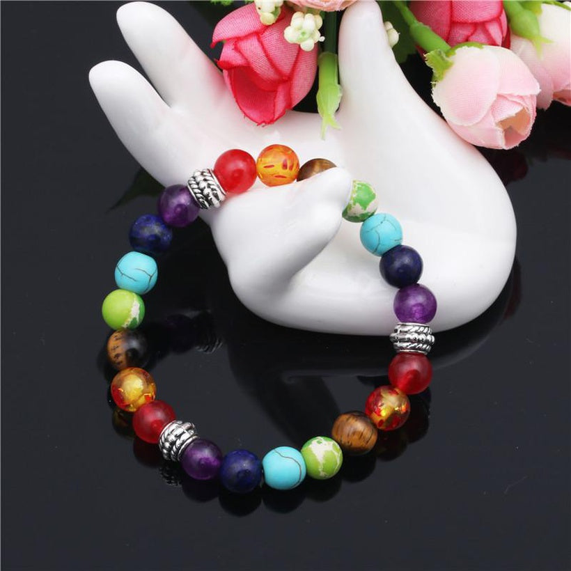 Colorful Natural Stone Bracelet